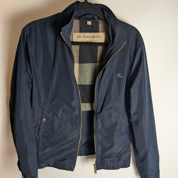 Burberry navy coat - Picture 1 of 5
